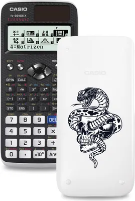 Produktbild von Casio FX-991DE X ClassWiz Schulrechner mit Schlangen-Bedruckung (Motiv 02)