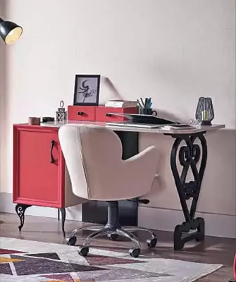 Productafbeelding van Bureau, schrijf bureau, tafel, 130x32x58, bureaus, tafels, meubels, hout, computer