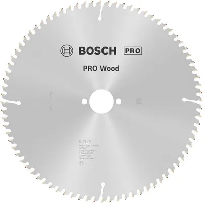 Produktbild von PRO Wood Kreissägeblatt, 250 x 3,2 x 30 mm, T80, für TKS
