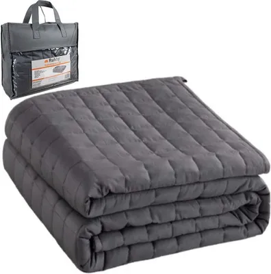 Obrázok produktu pre Ruhhy 19533 Záťažová prikrývka antistresová 6 kg, 150 x 200 cm šedá
