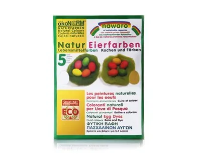 Image de ökoNorm Colorants pour oeufs nawaro, Colorants alimentaires NATURELS - 5 couleurs