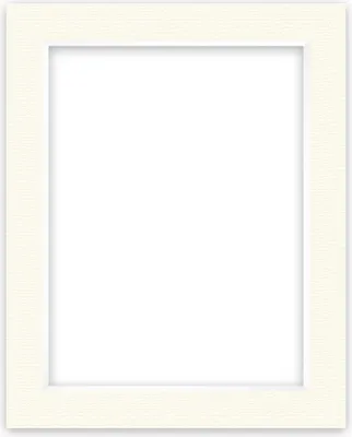 Produktbild von nielsen Conservation Passepartout 1,5 mm, Außenformat 40x50 cm für Bilder 30x40 cm, Cremeweiß mit Struktur