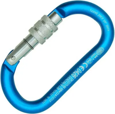 Immagine prodotto di Kong Italy Oval Alu Classic Karabinerhaken Blau,Silber Blau,Silber Taglia unica