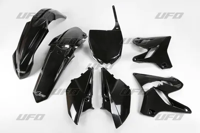 Productafbeelding van Kunststofset voor Yamaha YZ 125 (2015-2021), YZ 250 (2015-2021). Kleur: zwart (YA319E001)