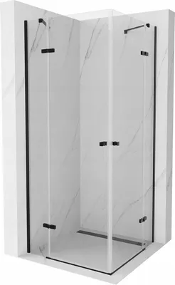 Obrázek produktu pro Mexen Roma Duo sprchový kout s otočnými dveřmi 70 x 70 cm, Průhledné, Černá - 854-070-070-70-00-02