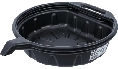 Produktbild von Ölauffangwanne Auffangwanne - 3,5 L - Ø 265 x 60 mm - HDPE - Mit Ausgussschnabel - Für Werkstatt und Maschinen