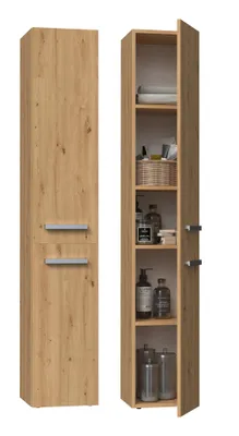 Produktbild von Hoher Badschrank ATSO – Eiche Artisan