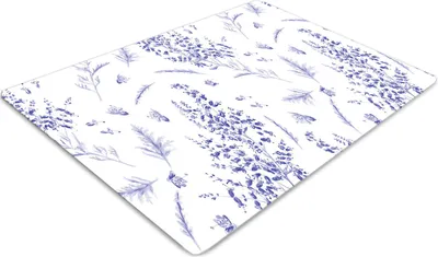 Obrázok produktu pre Podlahová ochranná podložka - Ochranná podložka pod stoličku - Podlahová podložka - 100x70 cm - Akvarel