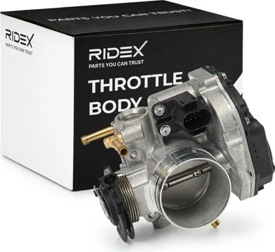 Produktbild von RIDEX 158T0010 Drosselklappe für VW Golf IV Schrägheck (1J1) Golf IV Variant (1J5) für AUDI A3 Schrägheck (8L1) für SKODA Octavia I Combi (1U5)