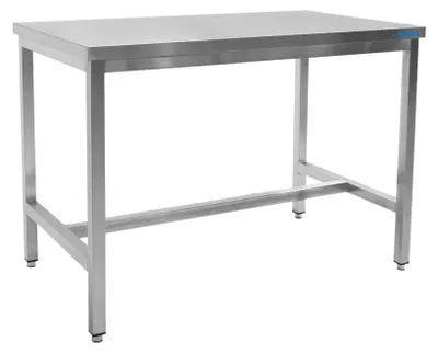 Image de Table de travail Saro 1800x600x850mm en acier inoxydable