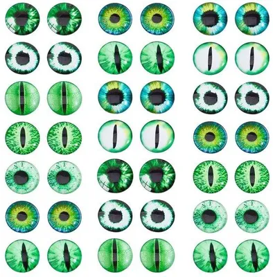 Productafbeelding van Kunstglas cabochons, set van 50 stuks, 25 mm, lichtgroen, geschikt voor doe-het-zelf projecten en accessoires