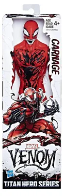 Image de Figurine Carnage, série Marvel Venom Titan Hero, 30 cm
