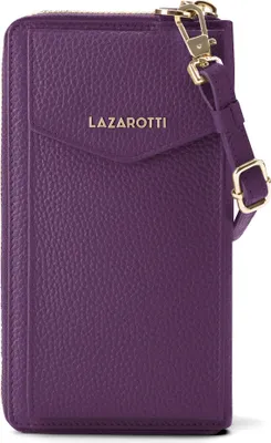 Produktbild von Lazarotti Bologna Leather Zip-Around Geldbörse Handytasche Leder 19 cm
