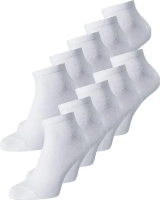 Produktbild von Jack & Jones 12172337_2206_767770, Weiß, Erwachsener, One size, Knöchellänge, 10 Stück(e), Baumwolle, Polyester, Elasthan