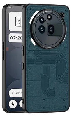 Produktbild von Für Nothing Phone 3a Pro GKK Skin Feel Design Kunstleder / TPU Schutz Hülle Grün