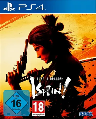 Cover art for the video game Like a Dragon: Ishin! for PS4.