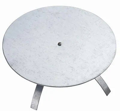 Zdjęcie produktu dla Turk 73259, Pokrywa ochronna, Szary, Metal galwanizowany, 18 cm, 1 szt.