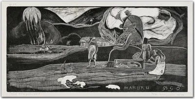 Produktbild von Coloray Bild aus Leinwand 140x70 Leinwand Dekoration - Maruru Gauguin