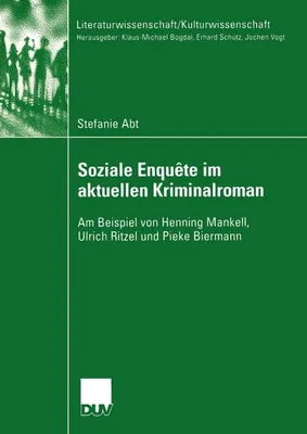 Obrázek produktu pro Soziale Enquête im aktuellen Kriminalroman