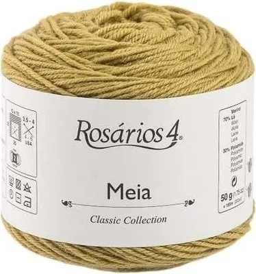 Obrázek produktu pro Rosários 4 Meia 15 Dijon Pletací příze