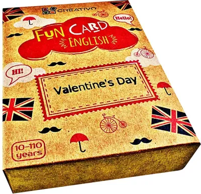 Produktbild von Spielkarte, Englisch. Valentinstag