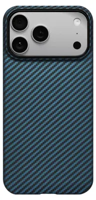 Productafbeelding van Pitaka KI1706BPM, hoesje, Apple, iPhone 17 Pro Max, 17,5 cm (6,9 inch), blauw, zwart