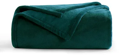 Immagine prodotto di Coperta in pile extra grande, verde scuro, 150x200 cm - Morbida e calda
