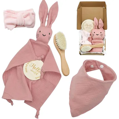 Imagen del producto de Omgoods: Set de regalo para bebés con manta suave y paño de algodón