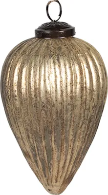Immagine prodotto di Guaina natalizia Clayre & Eef Ø 9x14 cm Vetro color oro