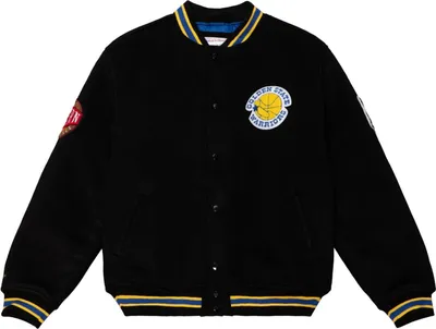 Produktbild von M&N Heavyweight Wool Varsity Jacke Golden State Warriors - L
