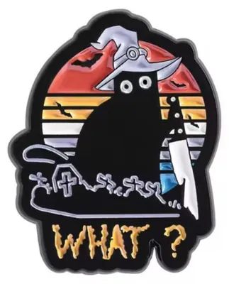Image de Easure Épingle - Witch Cat What?