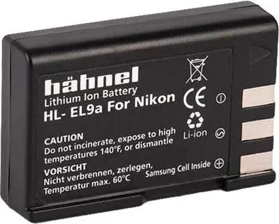 Immagine prodotto di Batteria Haehnel HL-EL 9 agli ioni di litio (Li-Ion) per fotocamera digitale, capacità 1000 mAh