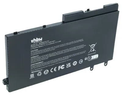 Produktbild von vhbw Akku Ersatz für Dell 49HG8, H82T6, K7C4H, R8D7N, TNT6H, W8GMW für Notebook (4150 mAh, 11,4 V, Li-Ion)