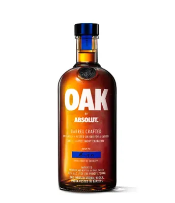 Produktbild von Absolut Vodka OAK Limited Edition 2016 40% Vol. 0,75L - Barrel Crafted Wodka mit Eichenholz-Finish, intensiver Geschmack & Sammlerdesign
