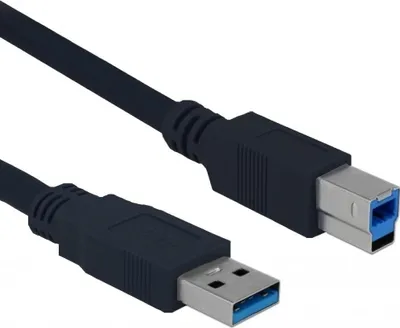 Obrázok produktu pre Allteq ALTQ-USBA-3-USBB-B-0,25, 0,25 m, USB A, USB B, USB 3.2 Gen 1 (3.1 Gen 1), 5 Gbit/s, čierna