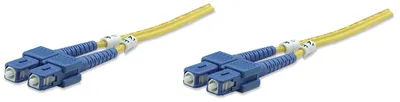 Produktbild von INTELLINET LWL Anschlusskabel SC/SC  1m Singlemode OS2 gelb
