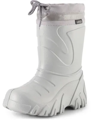 Produktbild von Ladeheid Kinder Mädchen Jungen federleichte Eva Winter Thermo Gummistiefel gefüttert LA-835 (Grau/Blendung, 36/37 EU)