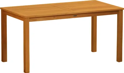Produktbild von Gartentisch Massiver Teakholztisch London 150 x 80 cm, wetterfester Holztisch aus Teak nachhaltiger und unbehandelter Teaktisch