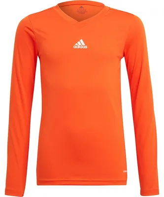 Image de Maillot Adidas « Team Base » pour enfants à manches longues PP1324 (140) (orange)
