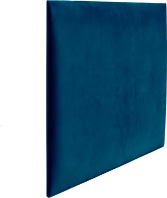 Obrázok produktu pre RAVIO Nástenný panel Nástenný vankúš ako čelo postele 3D obklad steny s penovou výplňou Nástenná dekorácia (30 x 30 cm, farba: pruská modrá – Magic Velvet 2203)