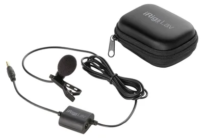 Zdjęcie produktu dla IK Multimedia iRig Mic Lav, Mikrofon przypinany, 35 dB, 30 - 16000 Hz, 3%, Przewodowa, 3,5 mm (1/8")