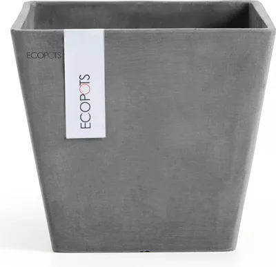 Produktbild von Permapack Ecopots Rotterdam, Topfpflanzer, Freistehend, Grau, V-förmig, Drinnen, Einfarbig