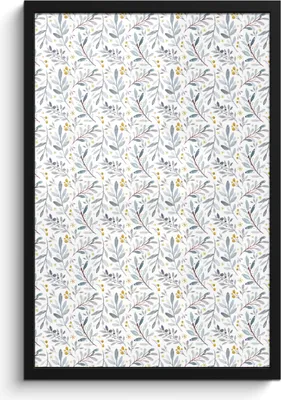 Produktbild von MuchoWow® MuchoWow® Gerahmtes Poster Blumen - Pflanzen - Farben 40x60 cm - Poster mit zchwarzem Bilderrahmen - Papierdruck - Wandbilder