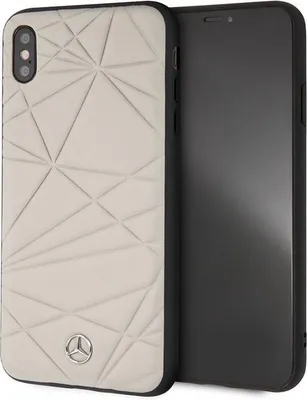 Productafbeelding van Mercedes-Benz harde hoes voor iPhone Xs Max - Grijs (3700740437896)