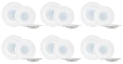 Tafelservies Brindisi Sea, 18-teilig, 6 Personen, Porzellan
