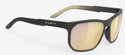 Zdjęcie produktu dla Okulary przeciwsłoneczne Rudy Project Soundrise RP Optics, kolor czarny matowy z wzorem w kolorze lodowego złota