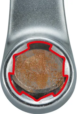 Immagine prodotto di KS TOOLS RESCUEpower Chiave a doppio anello a gomito 16x17 mm - 517.1562