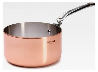 Produktbild von Stielkasserolle PRIMA MATERA aus 90% Kupfer und 10% Edelstahl - 20 cm
