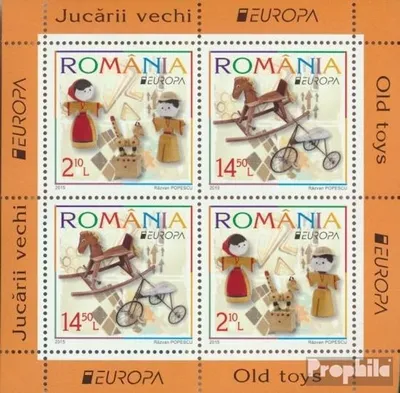 Produktbild von Briefmarken Rumänien 2015 Mi Block624I (kompl.Ausg.) postfrisch Historisches Spielzeug