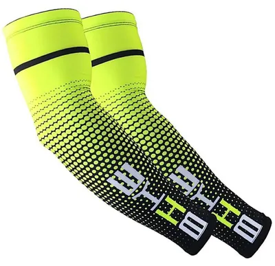 Immagine prodotto di Manica compressiva unisex, protezione UV, taglia L, verde neon